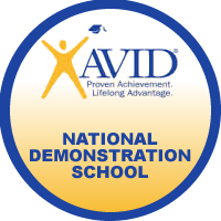 AVID National Demonstration School Award Logo